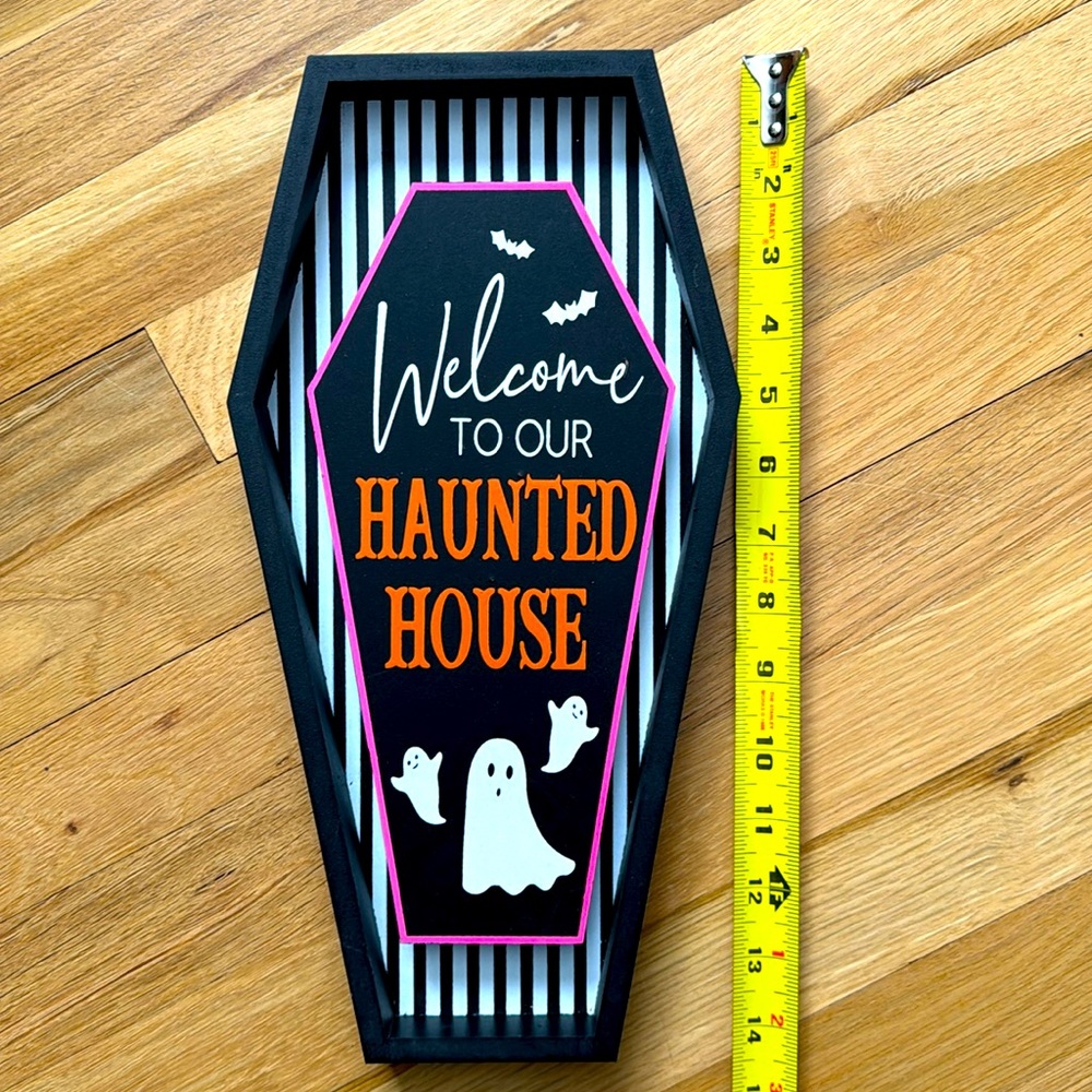 Ashland Halloween electric Halloween “welcome to our haunted house”